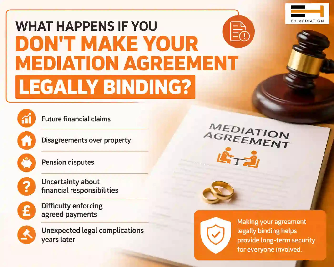 What Happens If You Don't Make Your Mediation Agreement Legally Binding Barnstaple?